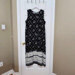 Career Elements Women's Sleeveless Flowy Beach Summer Long Dress ~ Sz. XL ~